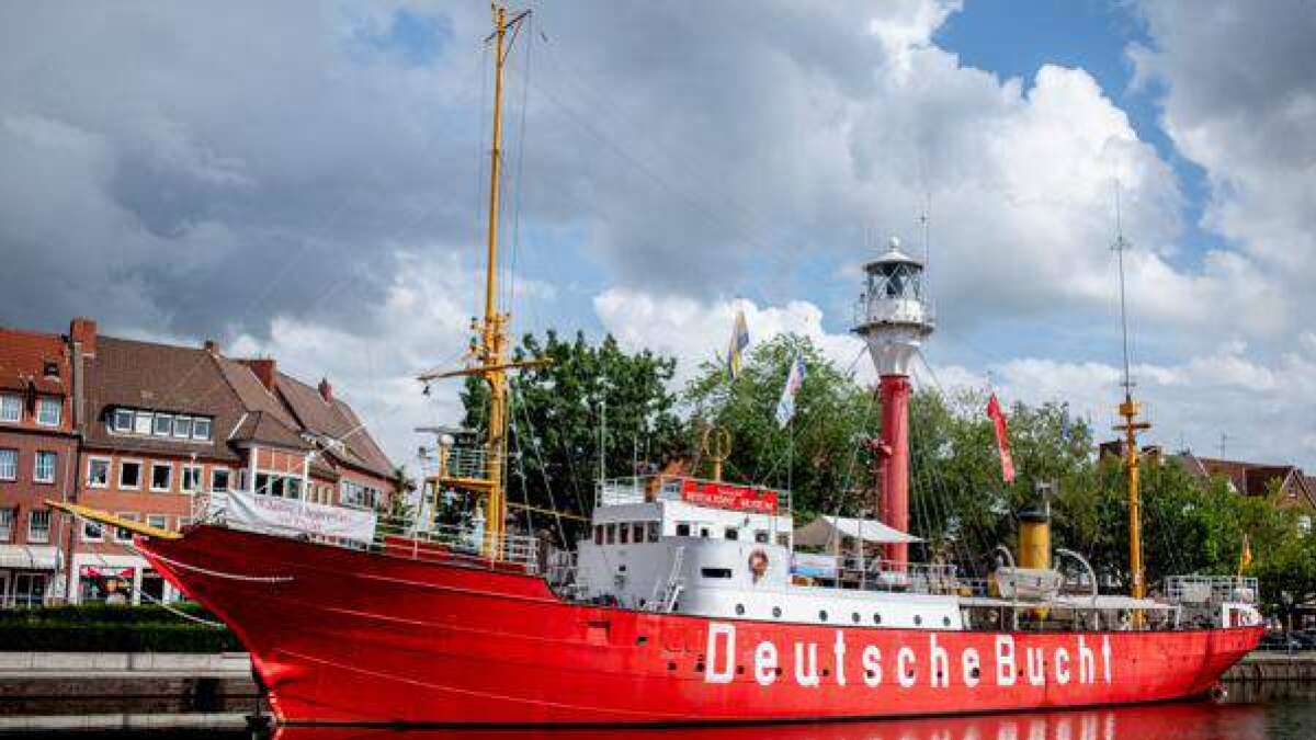 Feuerschiff Emden Anrumbank Deutsche Bucht Museum Mit Trauzimmer F R