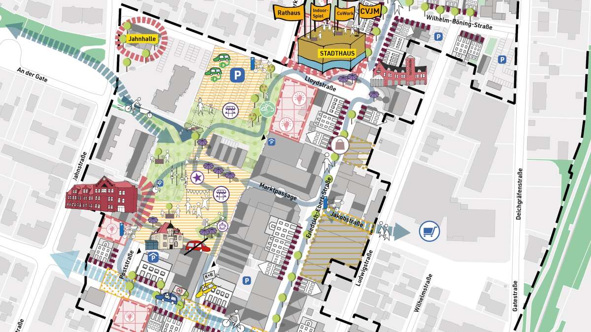 Stadt Nordenham lädt zum Stadtrundgang Was mit Perspektive Innenstadt