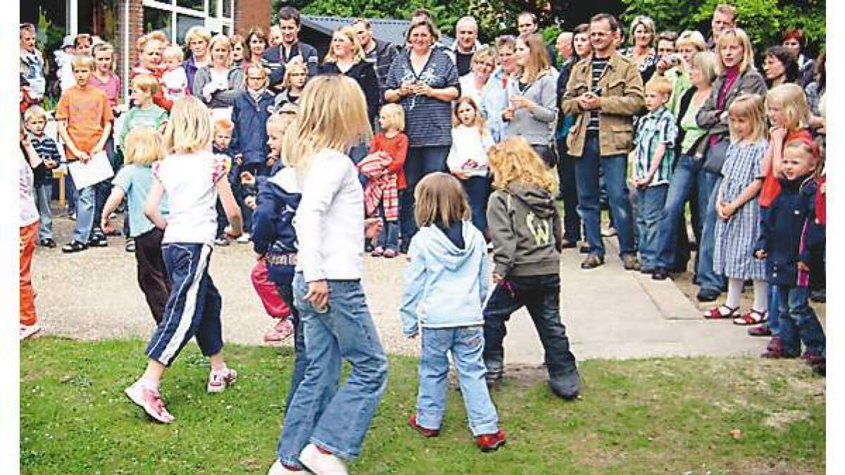 Die Bewegung steht immer im Mittelpunkt sozialesKindergarten Hahn