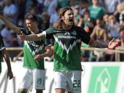Torsten Frings erzielte nach 34 Minuten gegen den VfB den 1:1-Ausgleich.