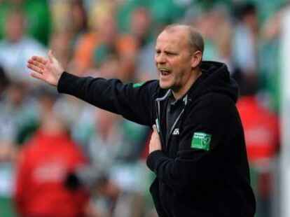 War mit der Chancenauswertung seiner Mannschaft nicht zufrieden: Werder-Coach Thomas Schaaf.