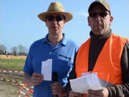 Hoch her ist es beim Stockcar-Rennen in Gro&szlig;enkneten gegangen.