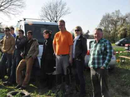 Hoch her ist es beim Stockcar-Rennen in Gro&szlig;enkneten gegangen.