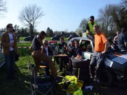 Hoch her ist es beim Stockcar-Rennen in Gro&szlig;enkneten gegangen.