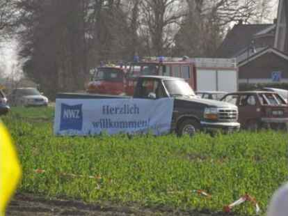 Hoch her ist es beim Stockcar-Rennen in Gro&szlig;enkneten gegangen.