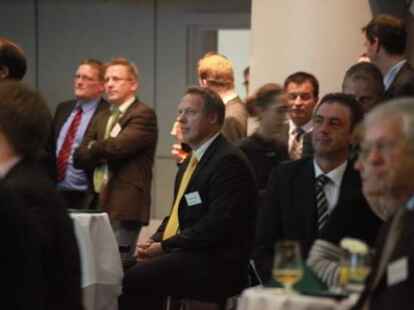 Mehr als 300 G&auml;ste diskutierten auf dem dritten Parlamentarischen Messeabend anl&auml;sslich der Eurotier &uuml;ber die Zukunft der Agrar- und Ern&auml;hrungswirtschaft.