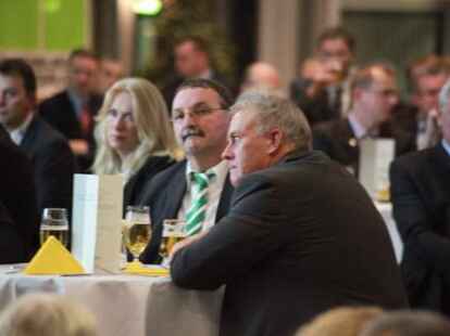 Mehr als 300 G&auml;ste diskutierten auf dem dritten Parlamentarischen Messeabend anl&auml;sslich der Eurotier &uuml;ber die Zukunft der Agrar- und Ern&auml;hrungswirtschaft.