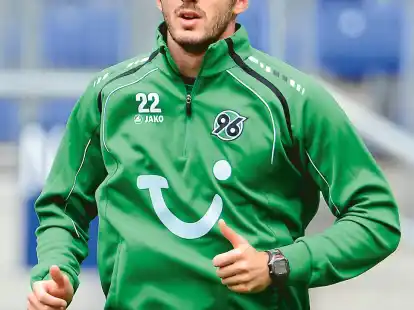 F&uuml;hlt sich wohl in Hannover:  Zugang Adrian Nikci