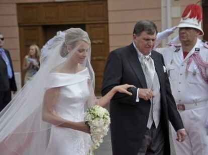 Charlene und ihr Vater Mike.