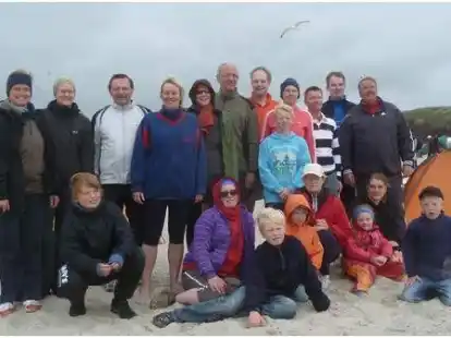 Auf Langeoog fand ein gemischtes Beachvolleyballturnier statt...