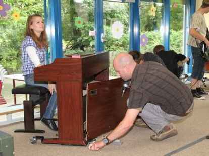 Ein Sonderlob verdiente sich der Hausmeister der Realschule, Sven Elders.