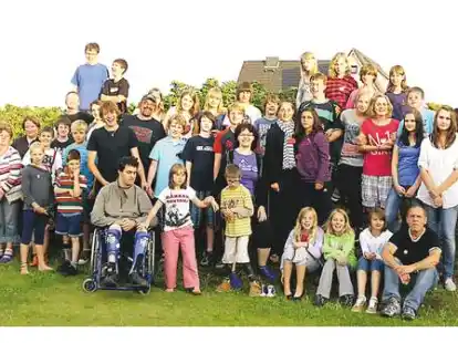 Die Freizeitgruppe unter Leitung von Annette Grummt (links)