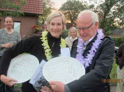 ...die im kommenden Jahr das Fest ausrichten d&uuml;rfen. Hinter dem Pseudonym verstecken sich &uuml;brigens Petra Riede und Werner Fuhlrott.