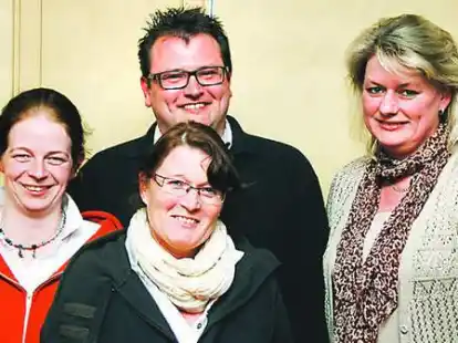 Der Vorstand (von links): Schatzmeisterin Daniela L&uuml;bke, Pr&auml;sident Tim Lenger, &bdquo;Vize&ldquo; Hildburg Backhaus und Schriftf&uuml;hrerin Sonja von Seggern.