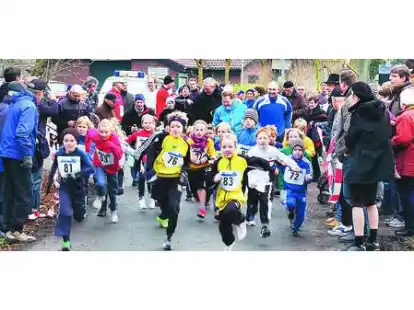 Den Anfang beim 25. Nordenhamer Silvesterlauf machte traditionell