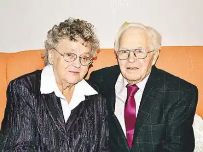Feiern Diamant-Hochzeit: Elfriede und Rudolf Weigang