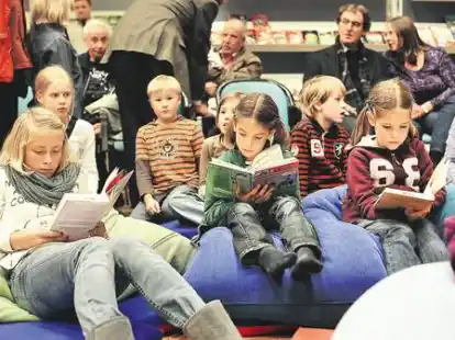 Besonders die Kleinen lieben fantastische Literatur: Szene von der Oldenburger Kibum.