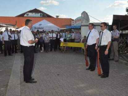 Die K&ouml;nigsproklamation fand am Pfingstmontag statt.