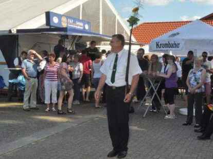 Die K&ouml;nigsproklamation fand am Pfingstmontag statt.