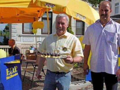 Viel zu entdecken gab es an den St&auml;nden beim Huder B&uuml;rgerfest.