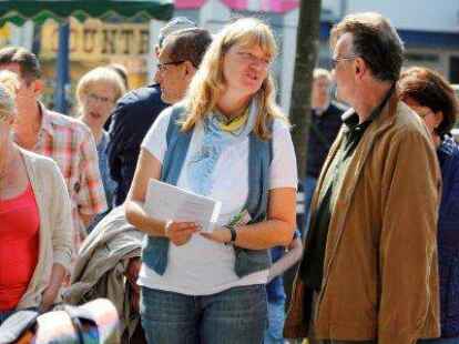 Viel zu entdecken gab es an den St&auml;nden beim Huder B&uuml;rgerfest.