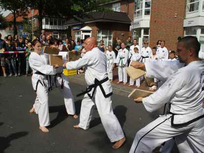 Beim B&uuml;rgerfest herrschte im Huder Ortskern buntes Treiben.