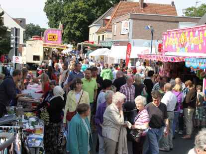 Beim B&uuml;rgerfest herrschte im Huder Ortskern buntes Treiben.