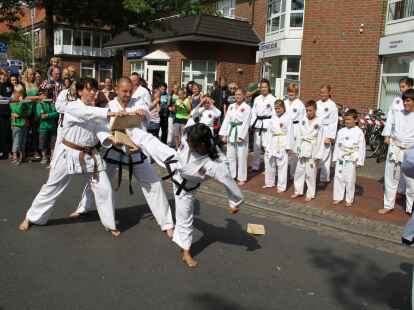 Beim B&uuml;rgerfest herrschte im Huder Ortskern buntes Treiben.