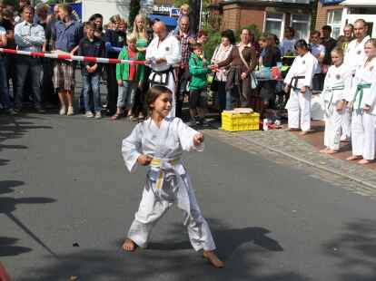 Beim B&uuml;rgerfest herrschte im Huder Ortskern buntes Treiben.