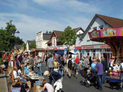 Viel zu entdecken gab es an den St&auml;nden beim Huder B&uuml;rgerfest.