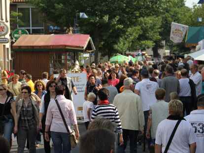 Beim B&uuml;rgerfest herrschte im Huder Ortskern buntes Treiben.