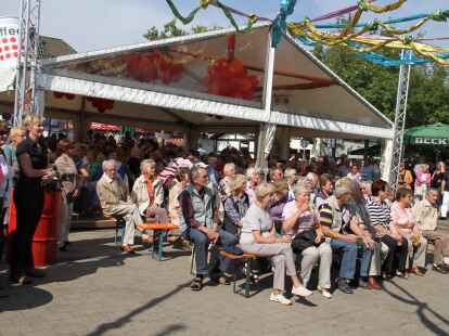 Beim B&uuml;rgerfest herrschte im Huder Ortskern buntes Treiben.