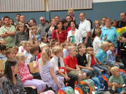 Einschulung der Erstkl&auml;ssler an der Grundschule in Harpstedt.