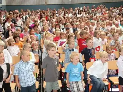 Einschulung der Erstkl&auml;ssler an der Grundschule in Harpstedt.
