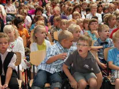 Einschulung der Erstkl&auml;ssler an der Grundschule in Harpstedt.