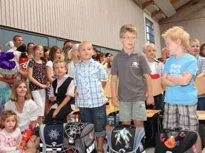 Einschulung der Erstkl&auml;ssler an der Grundschule in Harpstedt.