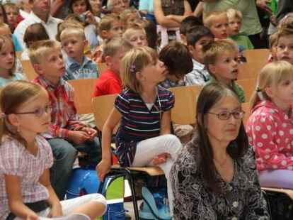 Einschulung der Erstkl&auml;ssler an der Grundschule in Harpstedt.