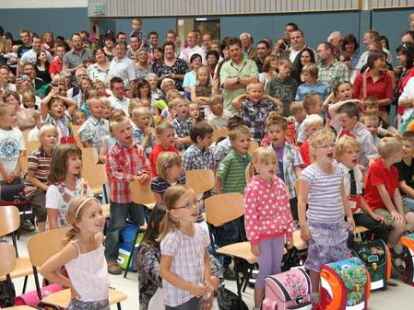 Einschulung der Erstkl&auml;ssler an der Grundschule in Harpstedt.