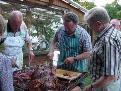 ...das Wildschwein (eine besondere &Uuml;berraschung) schmeckte hervorragend...
