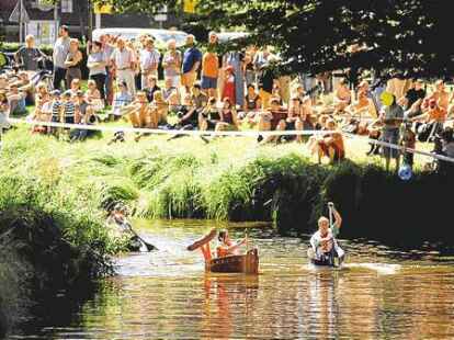 Vergangenheit: Eine Waschzuber-Regatta auf der Haaren wird es nicht mehr geben.