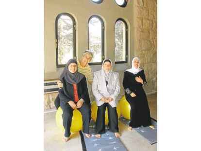 Marion Cordes-Major bei der ehrenamtlichen Arbeit mit pal&auml;stinensischen Brustkrebspatientinnen in Jerusalem
