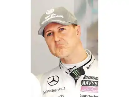 Schaut skeptisch drein: Die Punkte, die Michael Schumacher in Monaco geholt hat, sind wohl weg.