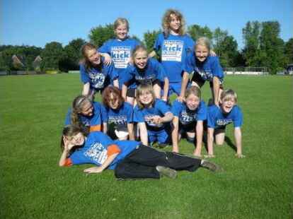 <p>D Juniorinnen SV Emstek2 - Nehmen f&uuml;r die Sportplatzaktion viel auf sich  zumindestdie D-Juniorinnen des SV Emstek in der unteren Reihe. BILD: SVE</p>