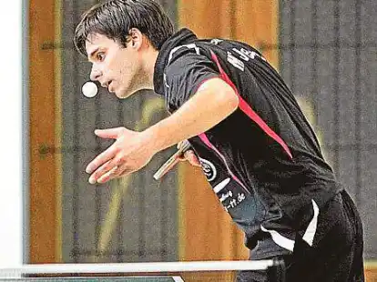 Erspielte sich zwei Einzelsiege f&uuml;r den MTV Jever II: Paulius Kaselis