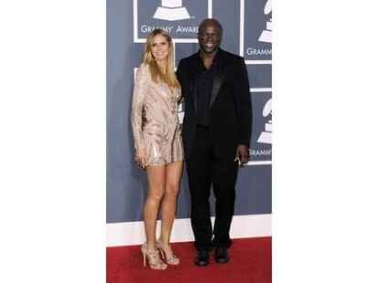 Model Heidi Klum und ihr Ehemann, der S&auml;nger  Seal.   BILD: DPA