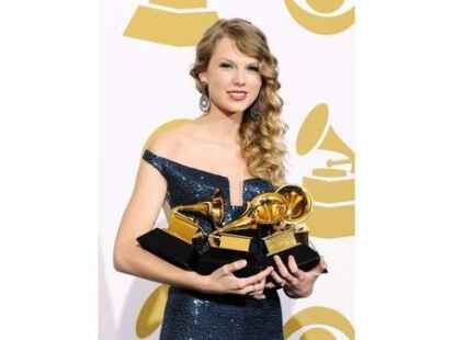 Sammelte Grammys: S&auml;ngerin Taylor Swift aus den USA BILD: DPA