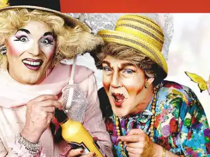 Die &bdquo;b&ouml;sen Schwestern&ldquo; in der Kulturm&uuml;hle: Chris Anders und Adrian Anders aus Hannover stellen in ihrer Kom&ouml;die ein Altenheim auf den Kopf.