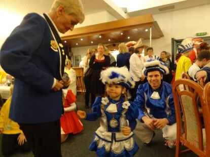 &hellip;haben auch die Kleinsten ihren Spa&szlig;. Mit tollen Verkleidungen und guter Stimmung wurde reichlich gefeiert.