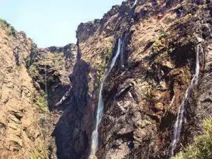 Lina-Luise H&ouml;lter besuchte die Jog Falls, zweith&ouml;chster Wasserfall Indiens