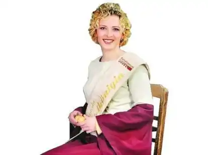 Gibt sich beim Bauernmarkt die Ehre: die Deutsche Kartoffelk&ouml;nigin Anna I.